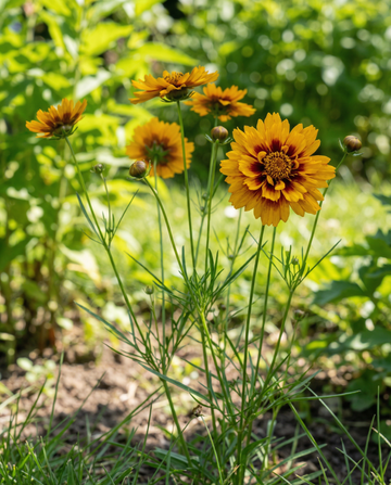 Nasiona Tall Mixed Double Butter Daisy (Coreopsis tinctoria) – ekologiczna mieszanka nasion jednorocznych od SeedsChoice