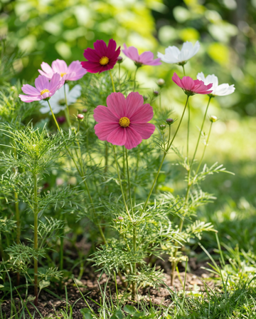 Sensation (Cosmos bipinnatus) – organiczne nasiona jednorocznych kwiatów od SeedsChoice