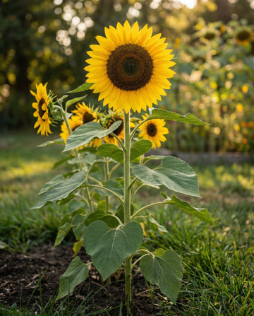Słonecznik pojedynczy olbrzymi (Helianthus annuus) – organiczne nasiona rocznych kwiatów od SeedsChoice