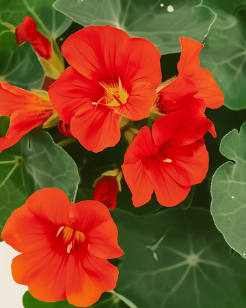 Nasiona nasturcji Empress Of India (Tropaeolum majus) – organiczna jednoroczna