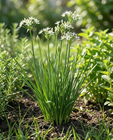 Szczypiorek czosnkowy (Allium tuberosum) – ekologiczne nasiona byliny ziołowej od SeedsChoice