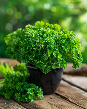 Nasiona pietruszki Moss Curled (Petroselinum crispum) – organiczne jednoroczne zioło