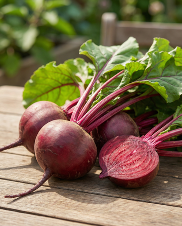 Beetroot Egyptian Turnip Rooted (Beta vulgaris) – organic annual vegetable seeds from SeedsChoice