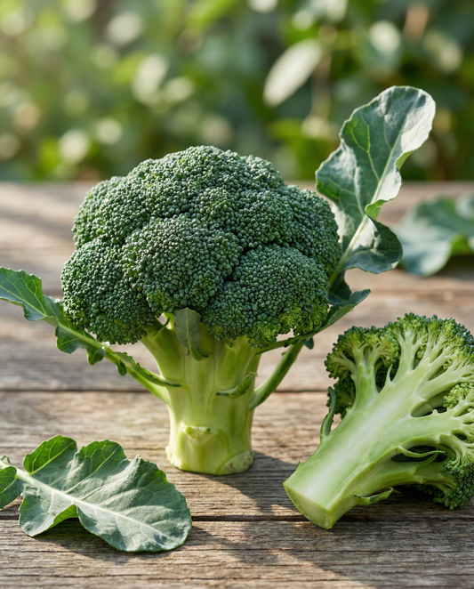 Broccoli Calabrese Natalino (Brassica oleracea) – organic annual vegetable seeds from SeedsChoice
