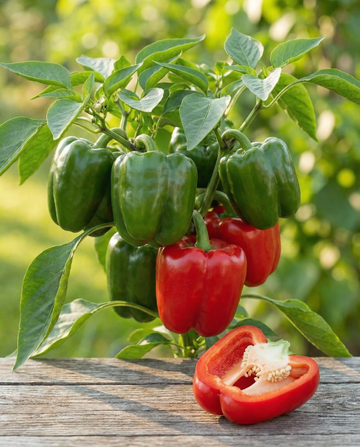 Papryka słodka California Wonder (Capsicum annuum) – ekologiczne nasiona jednorocznych warzyw od SeedsChoice