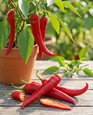 Nasiona ostrej papryki Long Slim (Capsicum annuum) – ekologiczne jednoroczne nasiona warzywne od SeedsChoice
