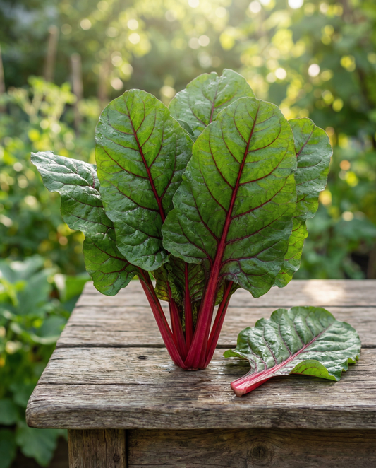 Nasiona boćwiny Rhubarb (Beta vulgaris) – ekologiczne jednoroczne nasiona warzyw od SeedsChoice