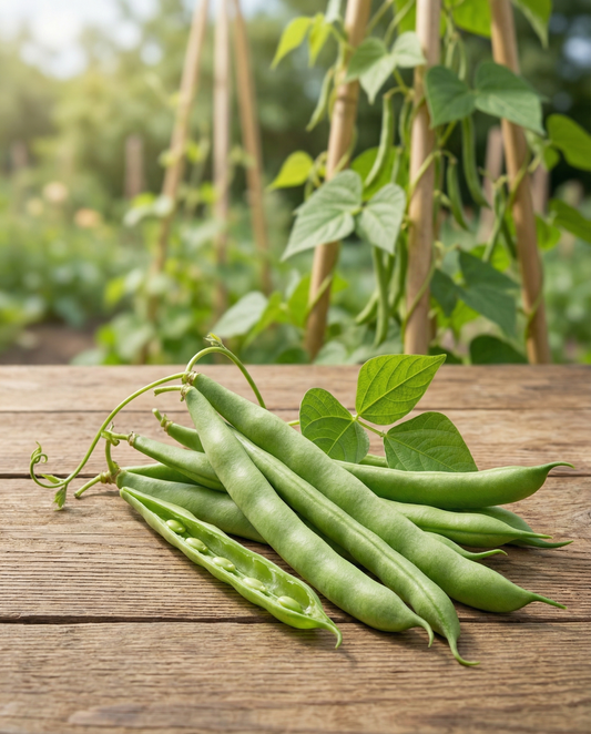 Fasola tyczna Neckarkönigin (Phaseolus vulgaris) – ekologiczne nasiona jednorocznego warzywa od SeedsChoice
