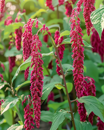 Nasiona szarłatu zwisającego (Amaranthus caudatus) – roślina jednoroczna