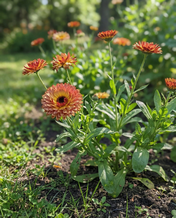 Nagietek Touch Of Red Mix (Calendula officinalis) – nasiona kwiatów jednorocznych od SeedsChoice