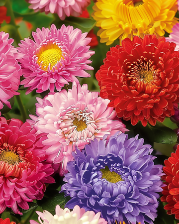 Nasiona astra Princess Mixed Colors (Callistephus chinensis) – mieszanka jednoroczna