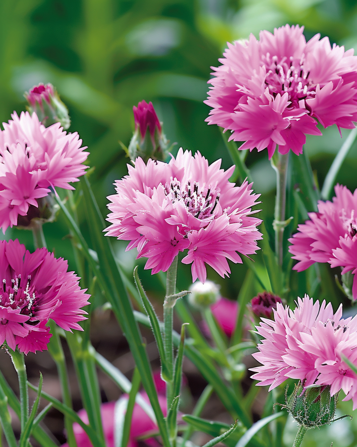 Nasiona chabra Pink Ball (Centaurea cyanus) – jednoroczny kwiat