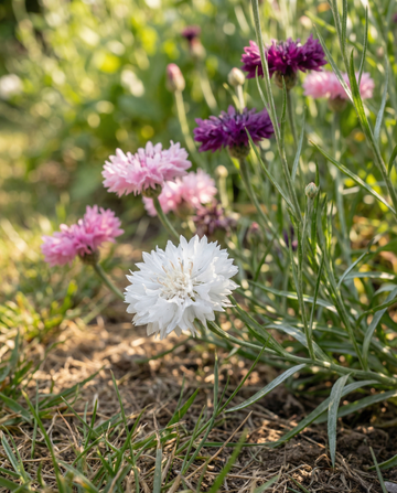 Chaber bławatek Double Flowering Mix (Centaurea cyanus) – nasiona kwiatów jednorocznych od SeedsChoice