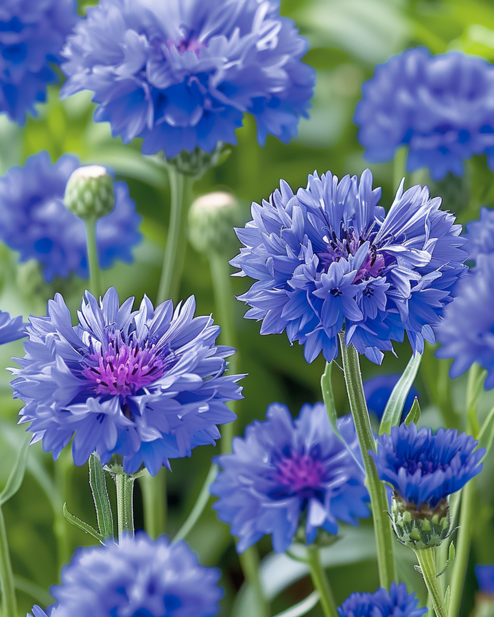 Nasiona chabra Blue Ball (Centaurea cyanus) – kwiat jednoroczny