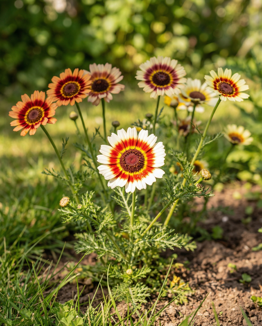 Mixed (Chrysanthemum carinatum) – nasiona kwiatów jednorocznych od SeedsChoice