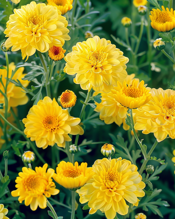 Corn Marigold Mix Yellow Shades seeds (Chrysanthemum segetum) – annual flower