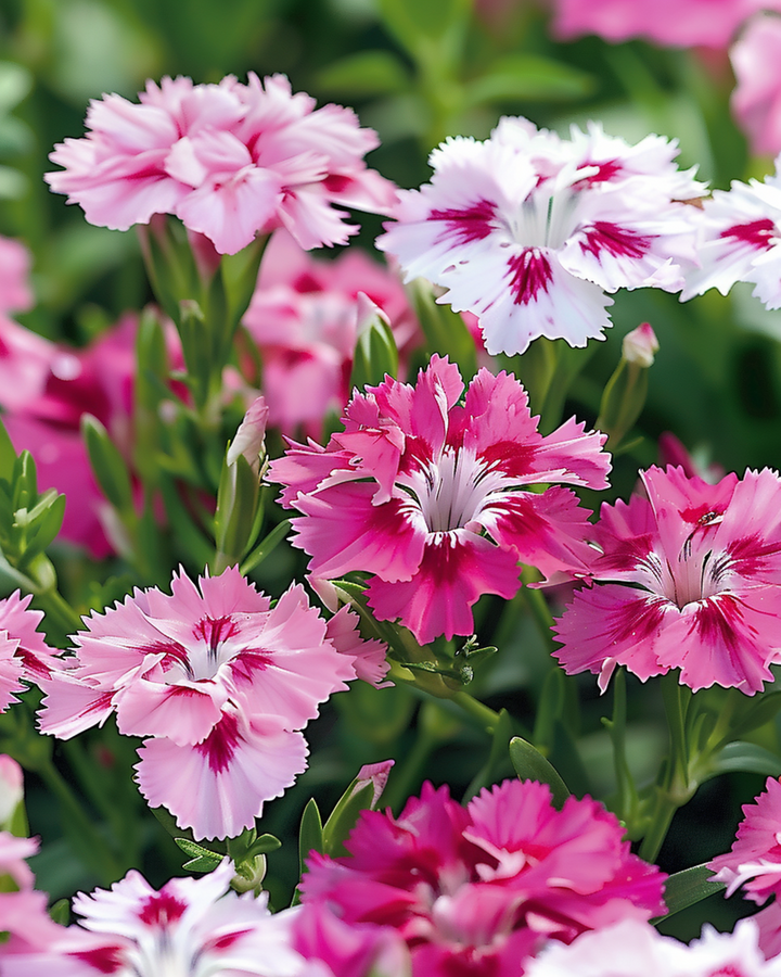 Nasiona goździka brodatego Wee Willie (Dianthus barbatus) – roślina jednoroczna