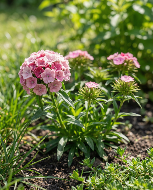 Goździk brodaty Wee Willie (Dianthus barbatus) – nasiona jednorocznych kwiatów od SeedsChoice
