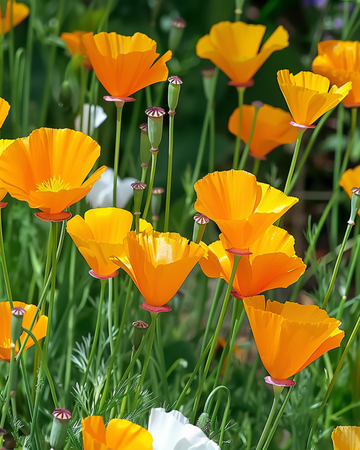 Single Flowered Mixed – nasiona kwiatów jednorocznych od SeedsChoice