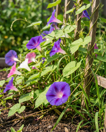 Mixed Colors Climber Flowering Vine (Ipomoea purpurea) – annual climber seeds from SeedsChoice