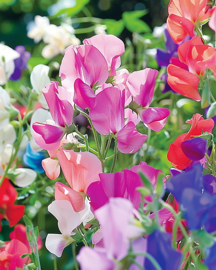 Nasiona groszku pachnącego Colorama Mix (Lathyrus odoratus) – kwiat jednoroczny