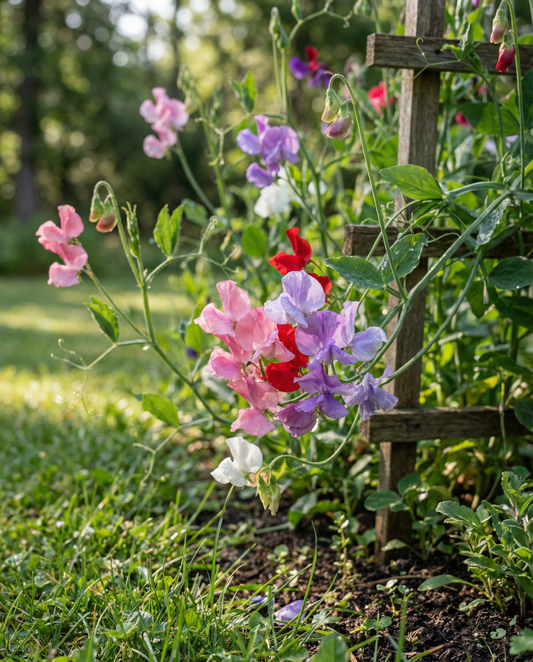 Sweet Pea Royal Family Mixed (Lathyrus odoratus) – nasiona jednorocznego kwiatu od SeedsChoice