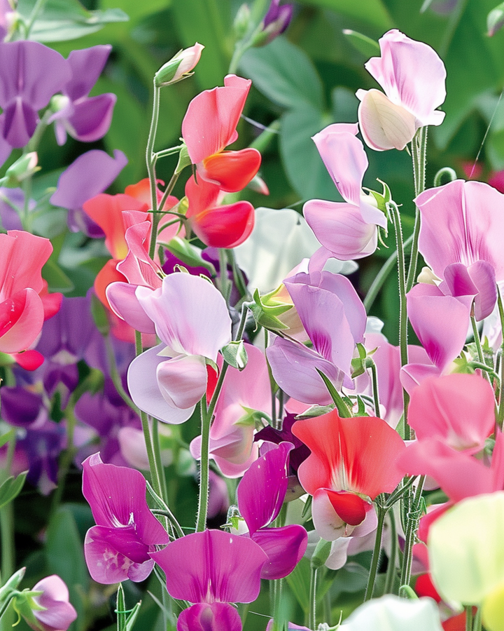 Nasiona Sweet Pea Royal Family Mixed (Lathyrus odoratus) – jednoroczny kwiat