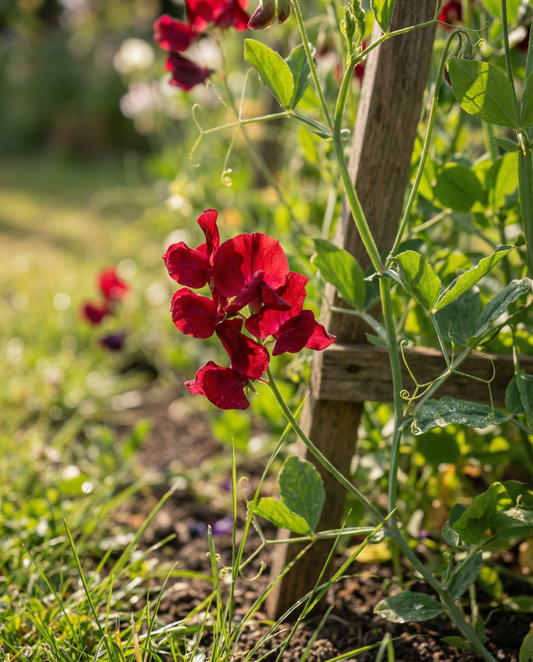 Sweet Pea Royal Family Red Climber (Lathyrus odoratus) – nasiona jednorocznej rośliny pnącej od SeedsChoice