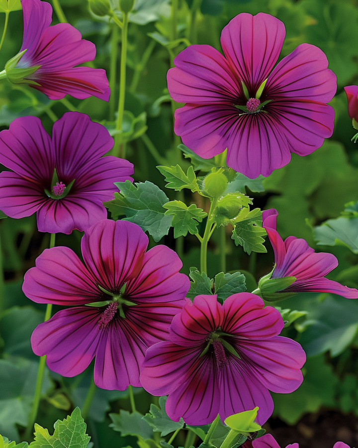 Nasiona Purple Queen (Malope trifida) – roślina jednoroczna