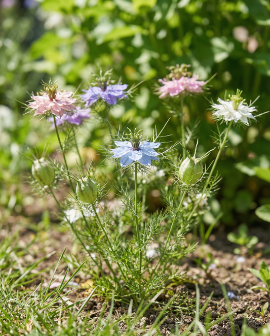 Czarnuszka ogrodowa Persian Jewels (Nigella damascena) – nasiona mieszanki jednorocznej od SeedsChoice