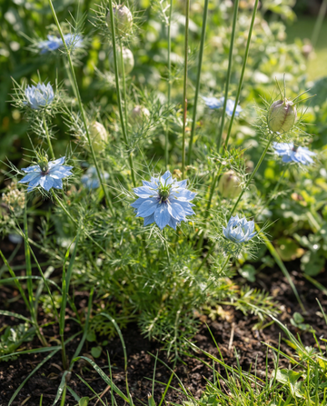 Love In The Mist Miss Jekyll Blue (Nigella damascena) – nasiona jednorocznego kwiatu od SeedsChoice