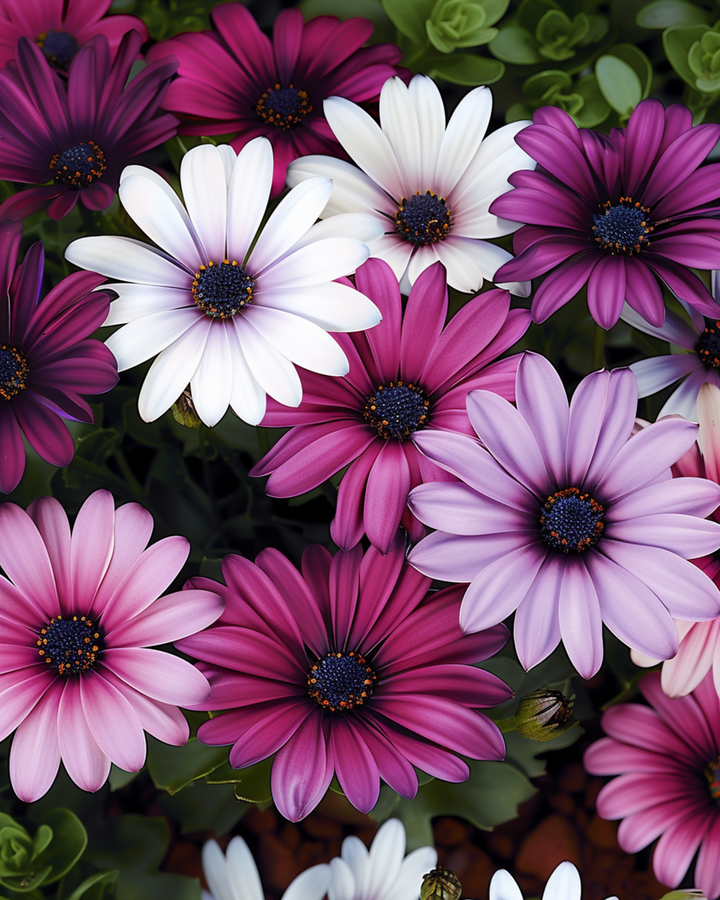 Nasiona afrykańskiej stokrotki Akila (Osteospermum ecklonis) – jednoroczna mieszanka