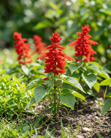 St. John's Fire (Salvia splendens) – nasiona jednorocznych kwiatów od SeedsChoice