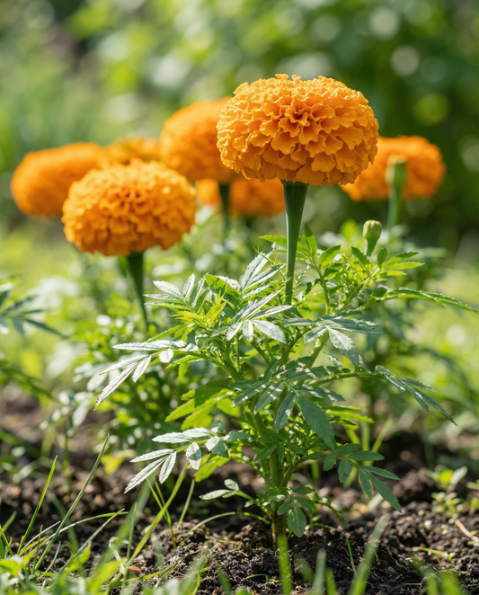 Aksamitka afrykańska Hawaii (Tagetes erecta) – nasiona rośliny jednorocznej od SeedsChoice
