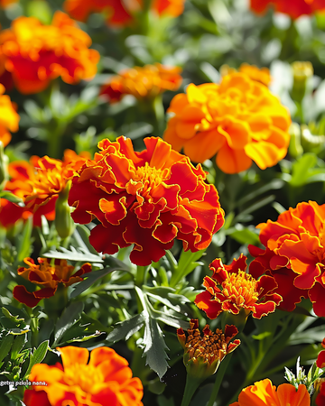Nasiona aksamitki rozpierzchłej Petite Harmony (Tagetes patula) – kwiat jednoroczny