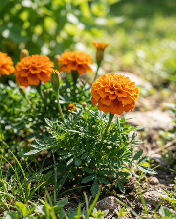 Aksamitka francuska Bolero (Tagetes patula) – nasiona kwiatów jednorocznych od SeedsChoice
