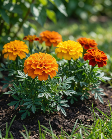 French Marigold Bonita (Tagetes patula) – annual flower seeds from SeedsChoice