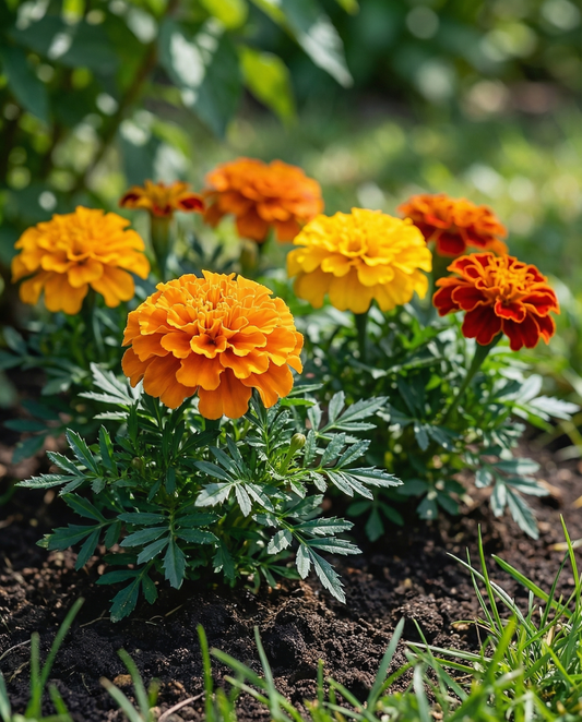 Aksamitka francuska Bonita (Tagetes patula) – nasiona kwiatów jednorocznych od SeedsChoice