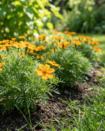 Aksamitka francuska Starfire 35 cm (Tagetes tenuifolia) – nasiona jednorocznych kwiatów od SeedsChoice