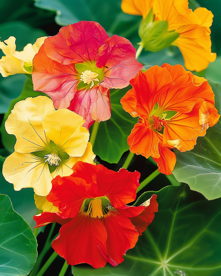 Nasiona nasturcji Glorious Gleam (Tropaeolum majus) – jednoroczna