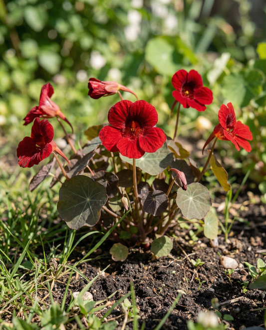 Nasturcja Empress Of India (Tropaeolum majus) – nasiona jednoroczne od SeedsChoice