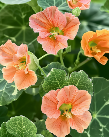 Nasiona nasturcji Alaska Salmon (Tropaeolum majus) – jednoroczna