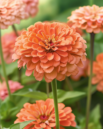 Nasiona Eldorado (Zinnia elegans) – roślina jednoroczna