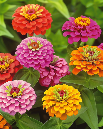 Nasiona Lilliput Mixed (Zinnia elegans) – roczna mieszanka