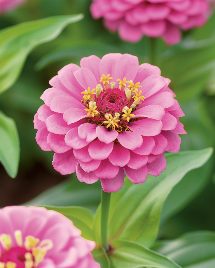 Nasiona Lilliput Rose Gem (Zinnia elegans) – roślina roczna