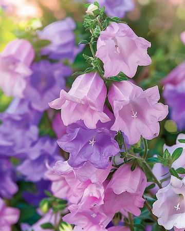 Nasiona dzwonka Canterbury o kwiatach pełnych (Campanula medium) – roślina dwuletnia