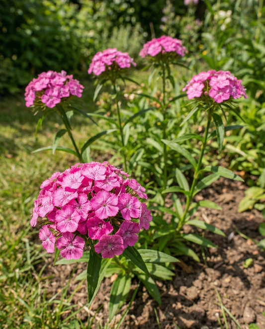 Nasiona goździka brodatego Pink Beauty (Dianthus barbatus) – dwuletni kwiat od SeedsChoice