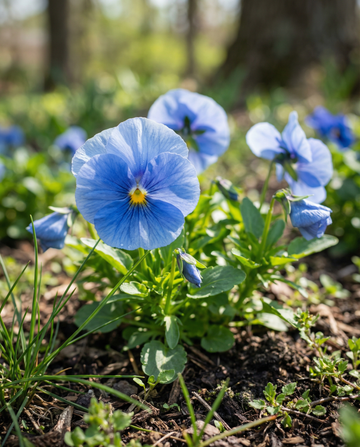 Bratek Ullwater (Viola wittrockiana) – dwuletnie nasiona kwiatów od SeedsChoice