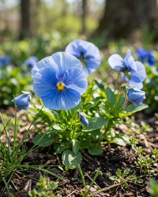 Bratek Ullwater (Viola wittrockiana) – dwuletnie nasiona kwiatów od SeedsChoice