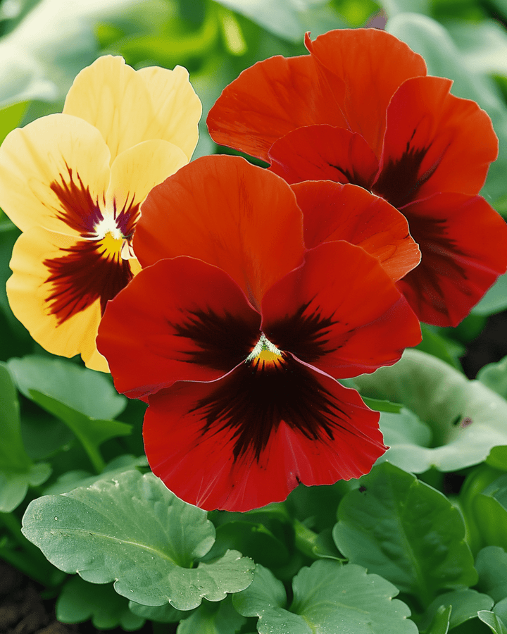 Nasiona bratka Red Wing (Viola wittrockiana) – kwiat dwuletni